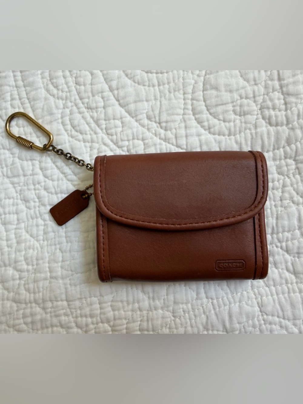 Coach Vintage Multifunction Wallet British Tan